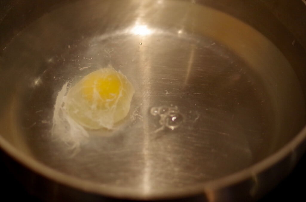 Egg in water