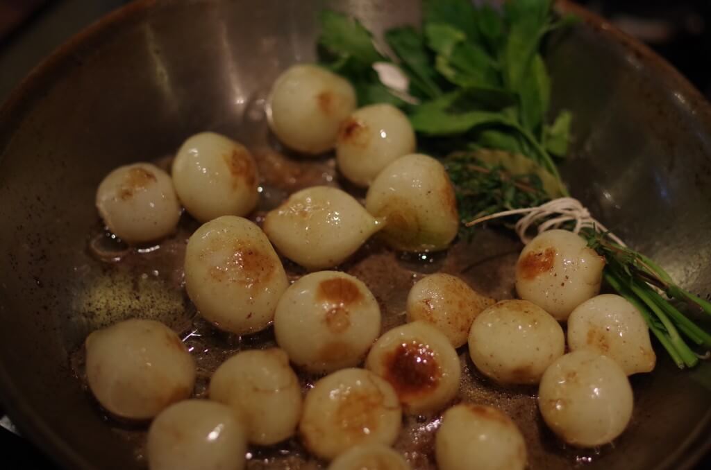 Saute onions