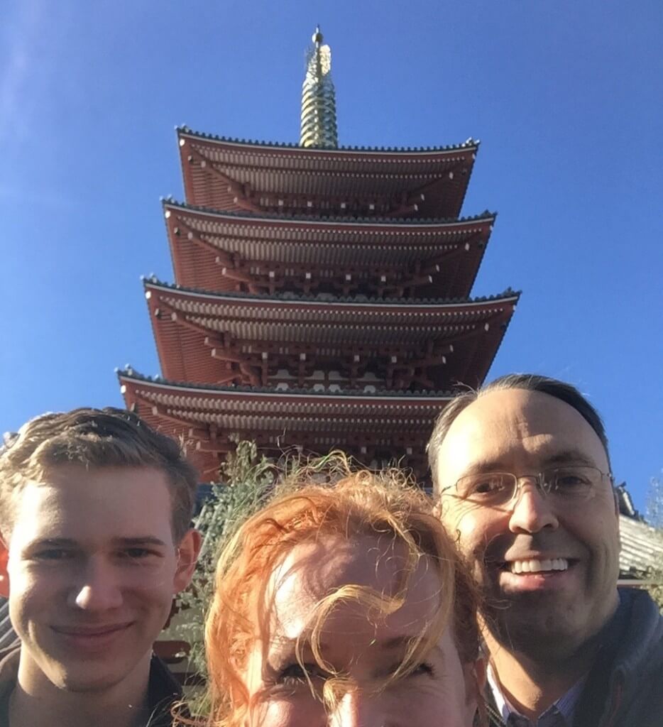 The Five-Storied Pagoda at the Senso-ji shrine