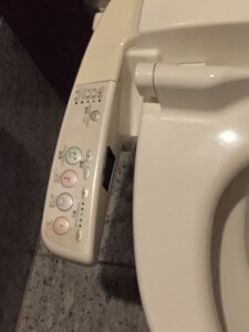 Japanese toilet buttons
