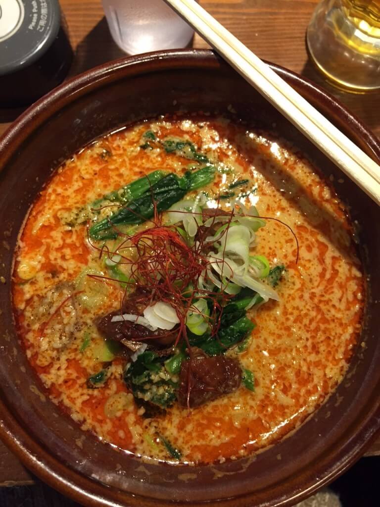 Spicy Sesame Ramen from Komen's Harajuku Tokyo