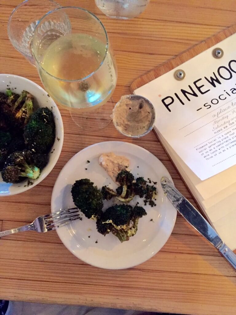 Pinewood Social Nashville restaurant review on Lakeside table