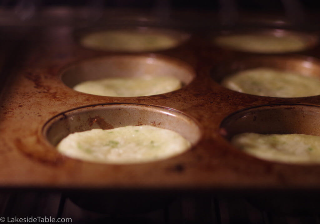 How to Make Popovers: batter in a muffin tin before rising