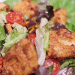 Fried Chicken Salad - Cold crisp salad and hot fried chicken. The best of both worlds! | www.lakesidetable.com