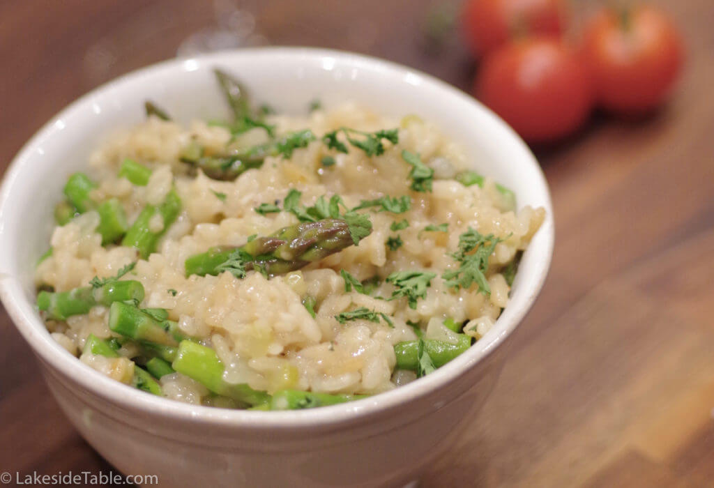 Lemon Asparagus Risotto Recipe - A real treat and super easy. I love this one! | www.lakesidetable.com