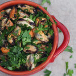 parsley mussel salad recipe - a fun and fresh way to let parsley take center stage! | www.lakesidetable.com