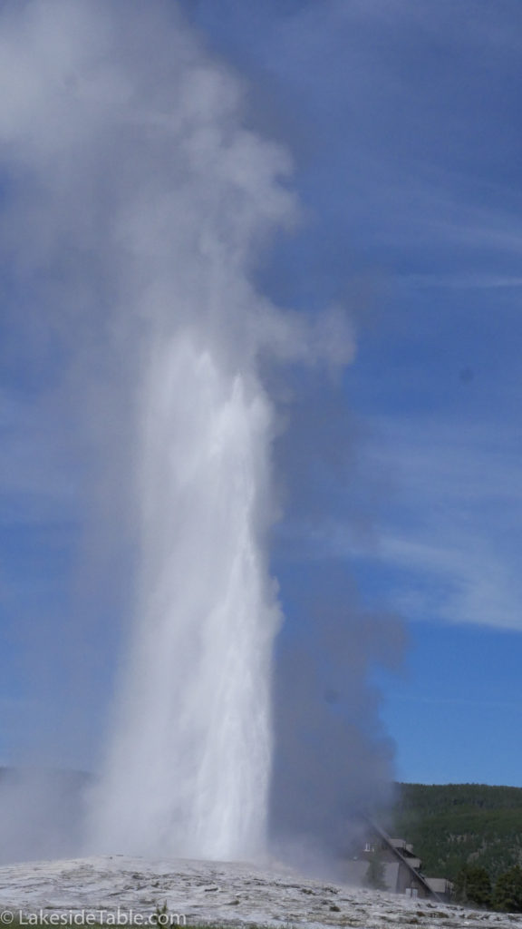 What's an article on Yellowstone National Park without a picture of Old Faithful? | www.lakesidetable.com