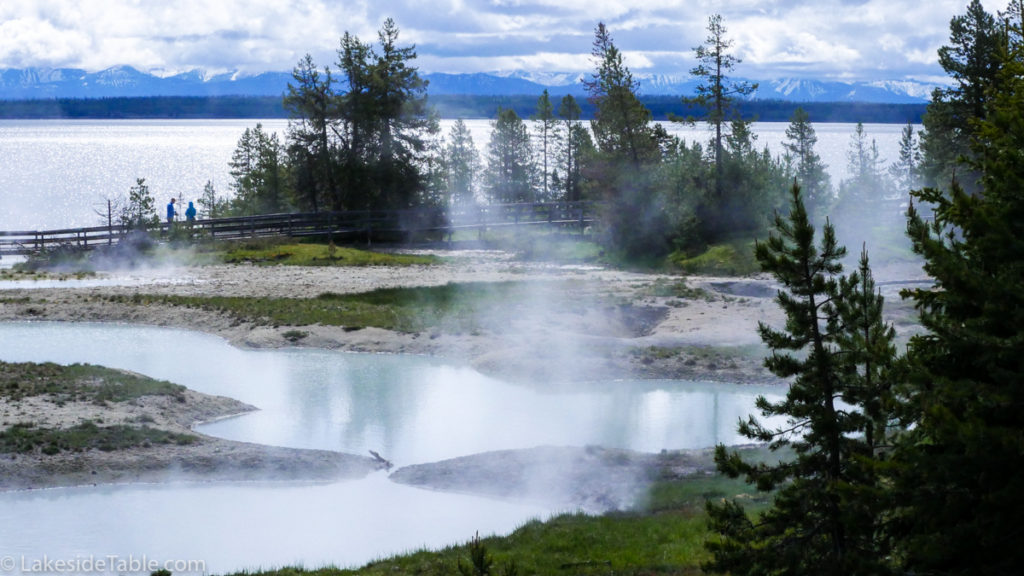 Hot springs of Yellowstone National Park | www.lakesidetable.com
