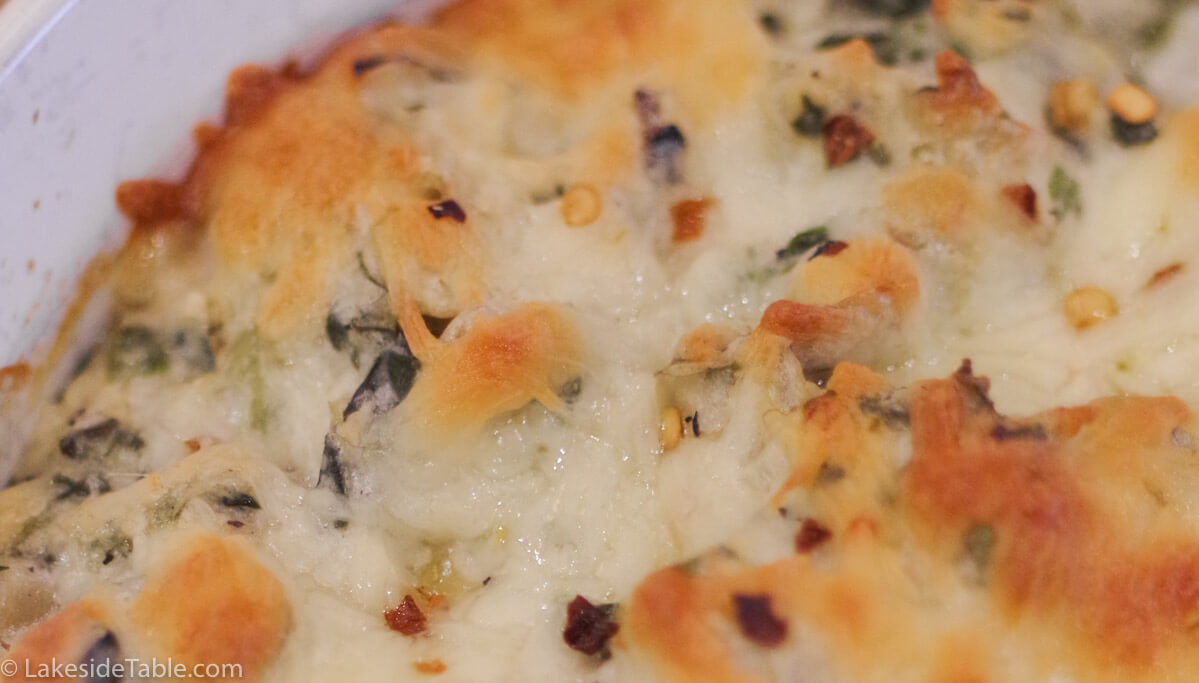 It's hard to make too much of this Spinach Artichoke Dip Recipe. Everyone loves it and keeps asking for more. YUM! | www.lakesidetable.com