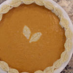 Classic Pumpkin Pie Recipe - Why not have a birthday pie? Jazz it up with crust cut outs and pretty candles! | www.lakesidetable.com