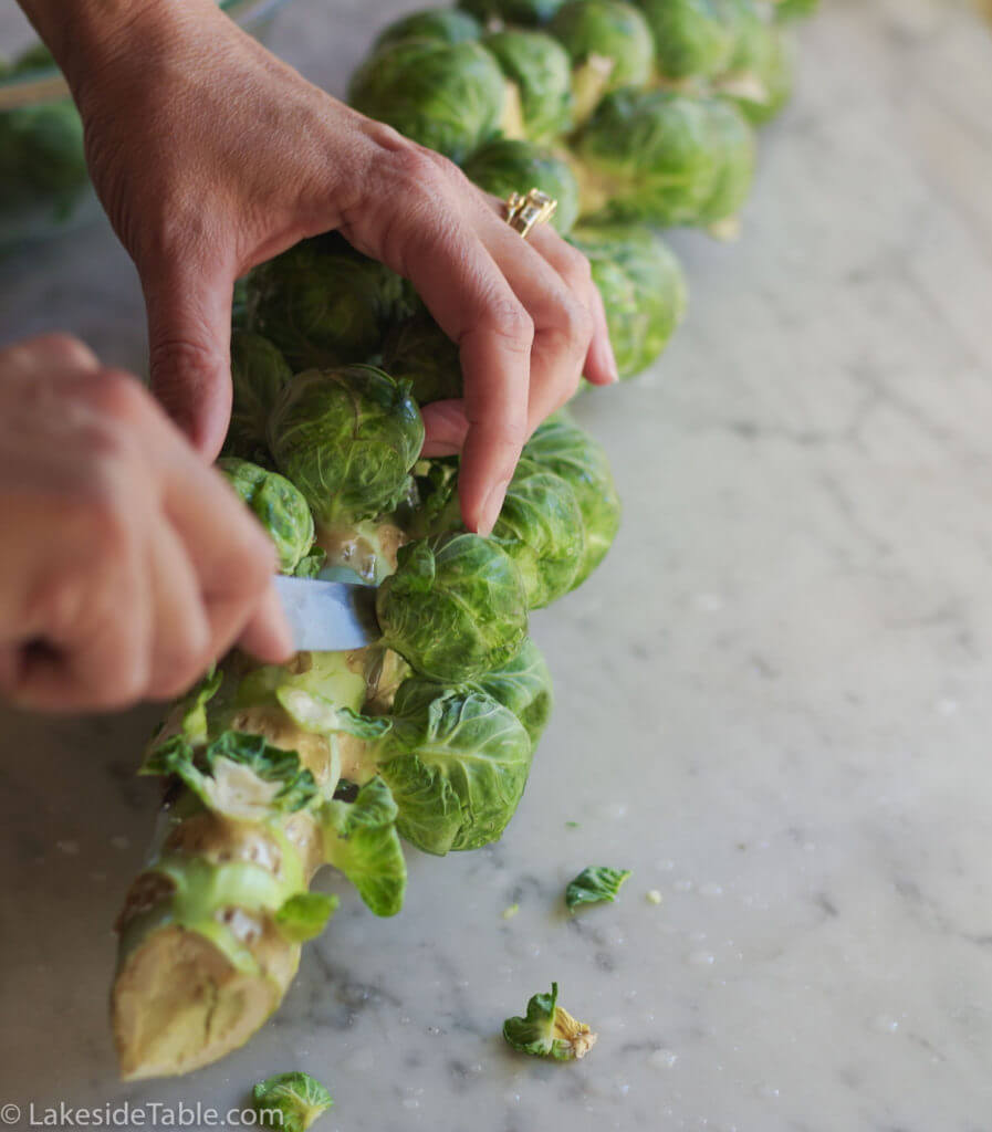 cutting-brussels-sprouts-recipe