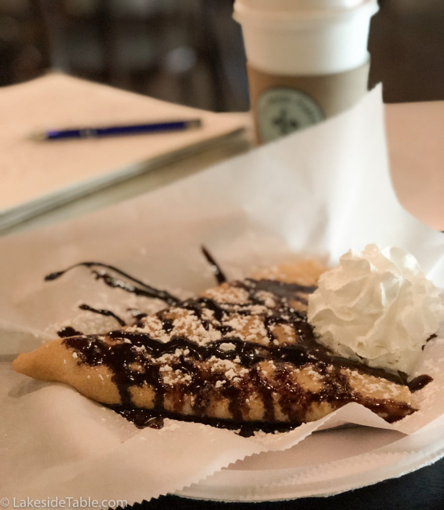 Bavarian chocolate crepe from French Market Creperie