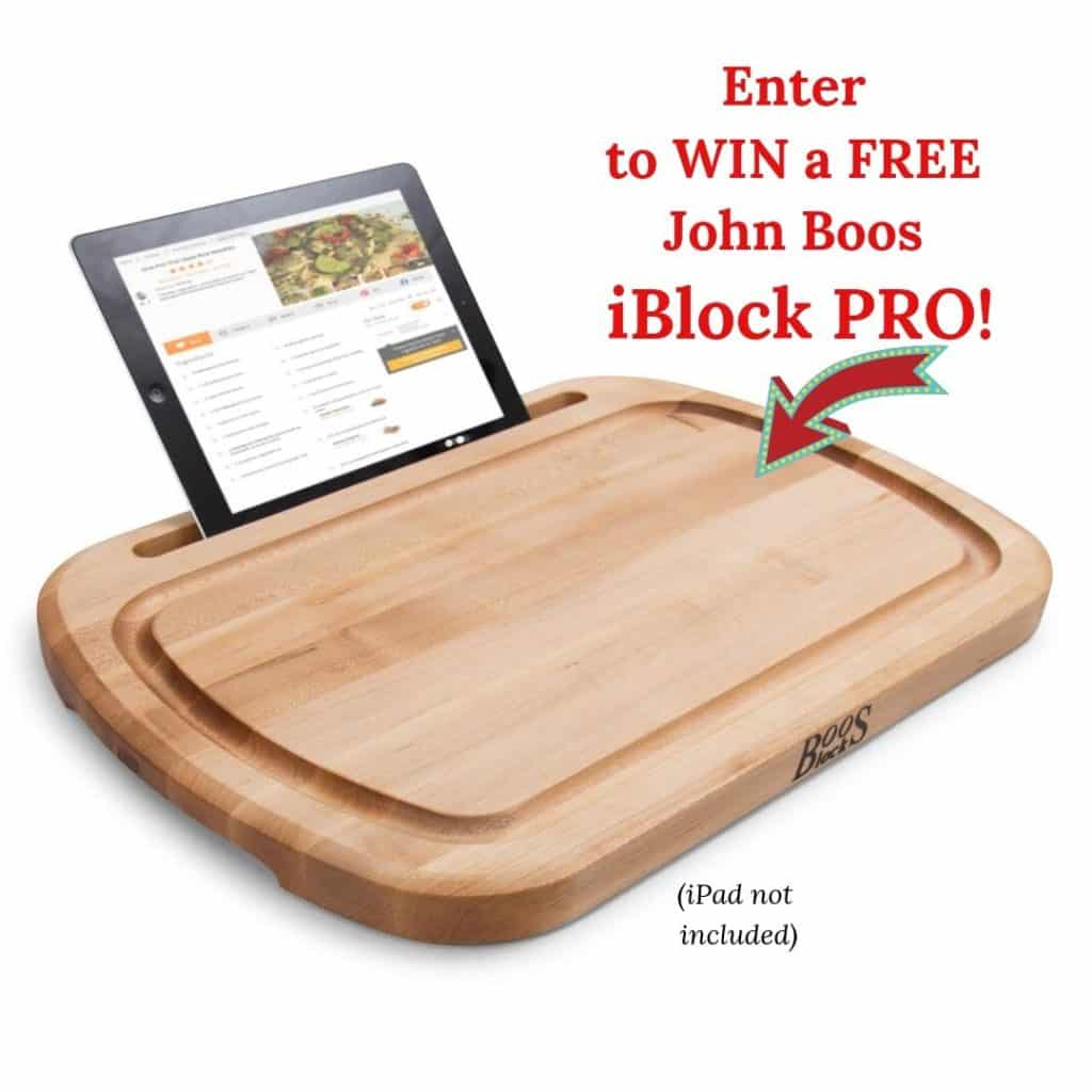 Enter by 9/30/19 to WIN this FREE iBlock Pro from John Boos & Co.