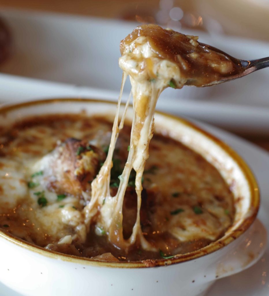 easy French onion soup with beef broth