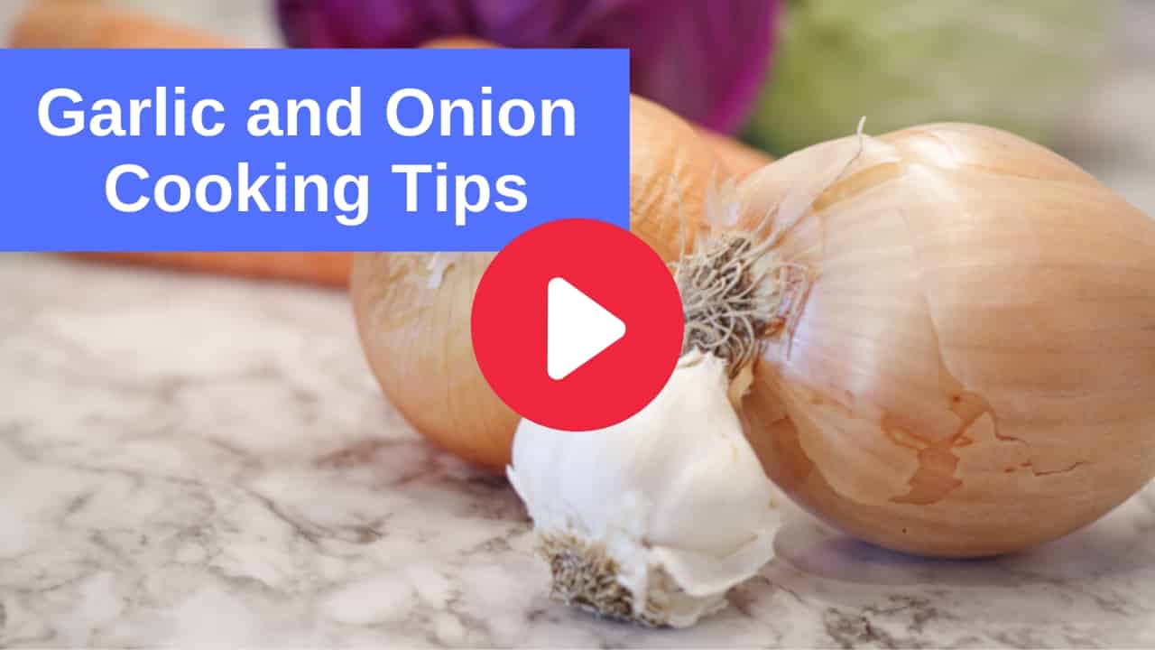 Youtube link to garlic and onion tips video