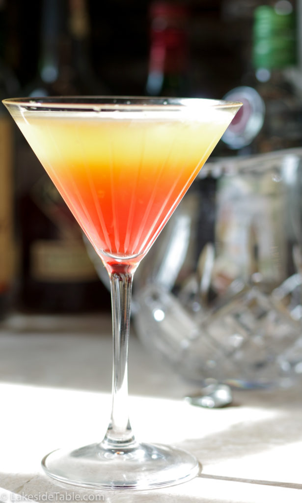A Tequila Sunrise is colorful, fruity and refreshing! 