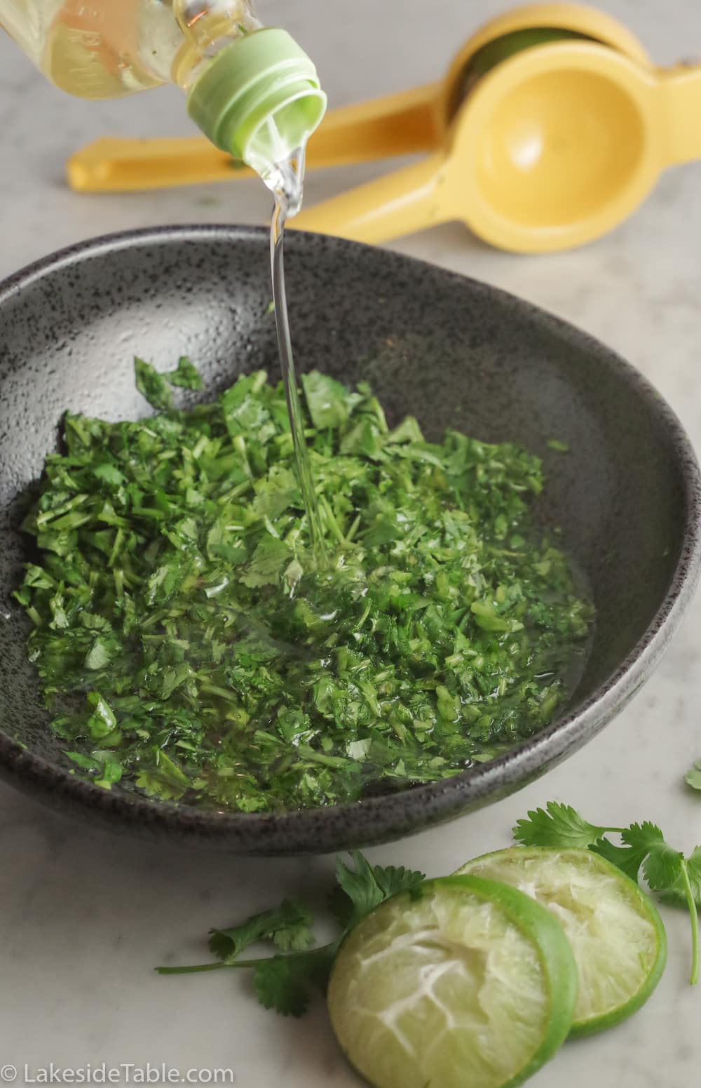 How to Make Easy Chimichurri Sauce with Cilantro