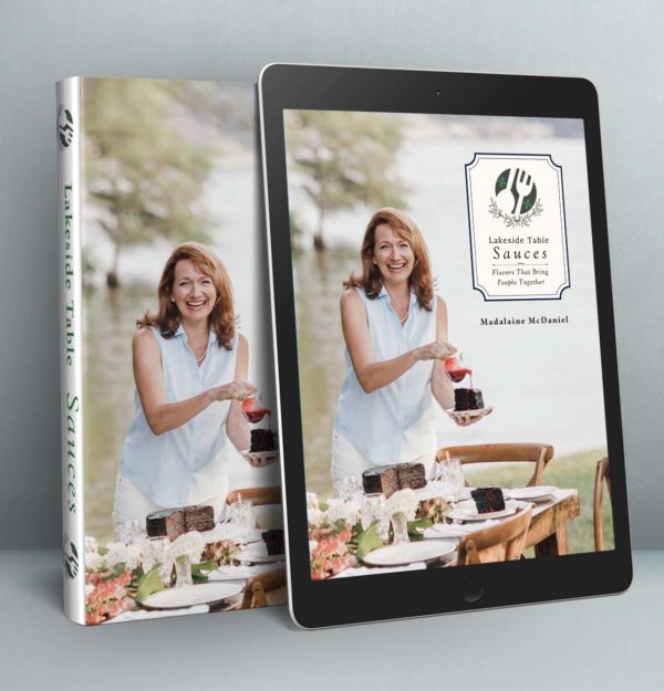 cookbook shown as a hardback and on a tablet