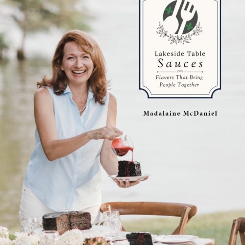 cookbook cover lakeside table sauces